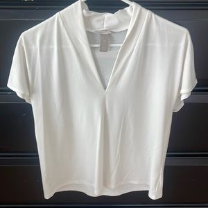 White blouse - v neck